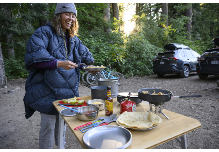 Couverture poncho Thermarest Honcho Poncho Down Burgandy