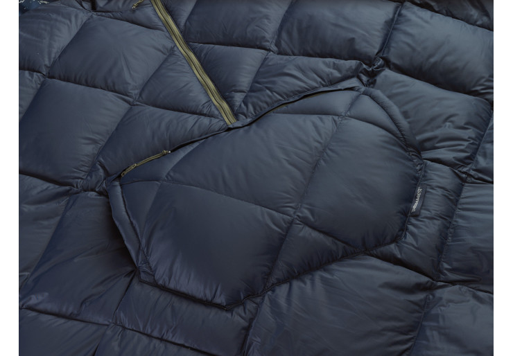 Couverture poncho Thermarest Honcho Poncho Down Burgandy