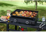 Plancha Base Gaz 60 Chassis Acier Forge Adour