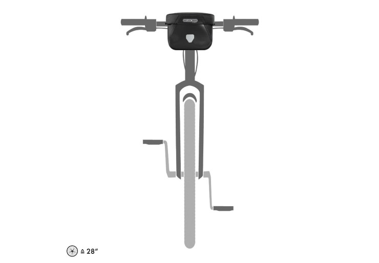 Sacoche de guidon Ortlieb Ultimate 6 M (7L) Classic Noir