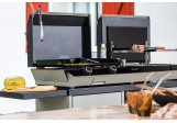 Combi Plancha 60 et Gril 60 Chassis Acier Forge Adour