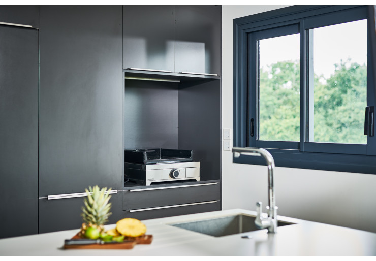 Plancha Modern Electrique 45 Chassis Inox Forge Adour