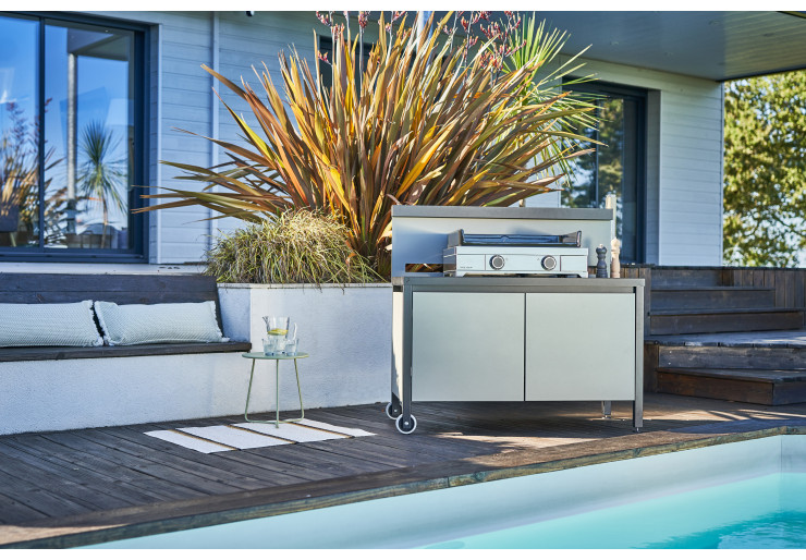 Plancha Modern Electrique 60 Chassis Inox Forge Adour