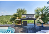 Plancha Modern Gaz 60 Chassis Inox Forge Adour