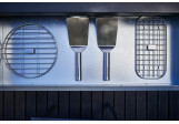 Spatule inox courte coude plancha Forge Adour