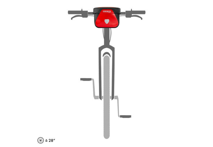 Sacoche de guidon Ortlieb Ultimate 6 M (7L) Classic Rouge