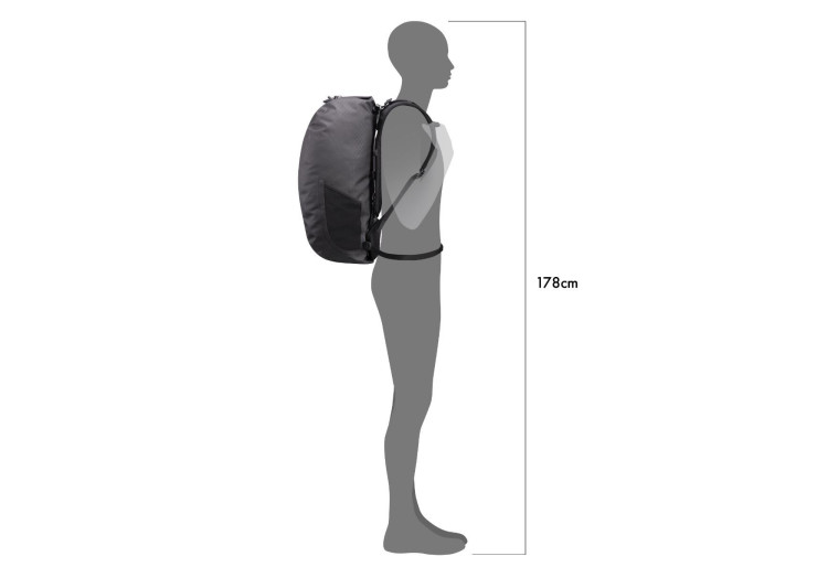 Sac à dos Ortlieb Atrack Metrosphere 34L Noir