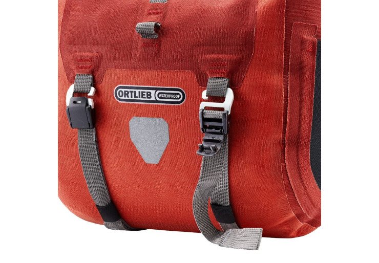 Sacoche de guidon Ortlieb Handlebar-Pack Plus Salsa - Dark chili