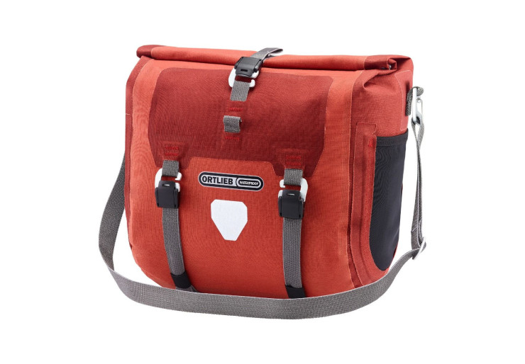 Sacoche de guidon Ortlieb Handlebar-Pack Plus Salsa - Dark chili