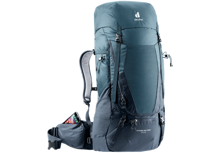 Sac à dos Deuter Futura Air Trek 50 + 10 Gris-Bleu