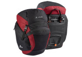 Sacoche de vélo Vaude OnTour Back Noir/Carmin (paire)