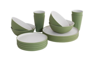 Set de vaisselles Outwell Gala 4 personnes Vert