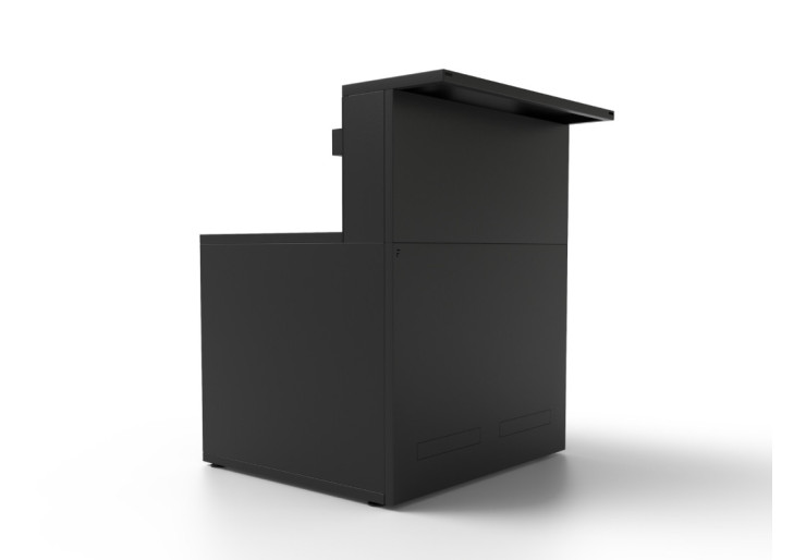 Support plancha Forge Adour Acier fermé noir