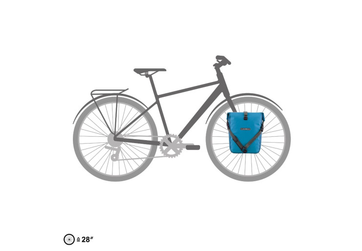 Sacoche de vélo Ortlieb Sport Roller Plus Dusk Blue Denim