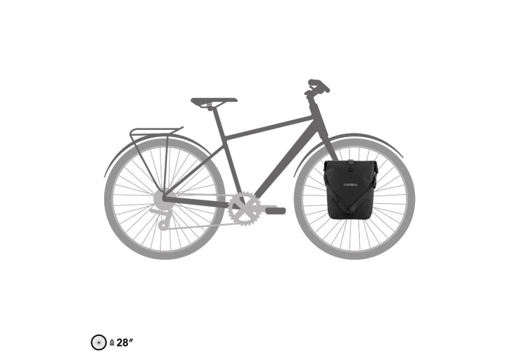 Sacoche de vélo Ortlieb Sport Roller Plus Dusk Blue Denim