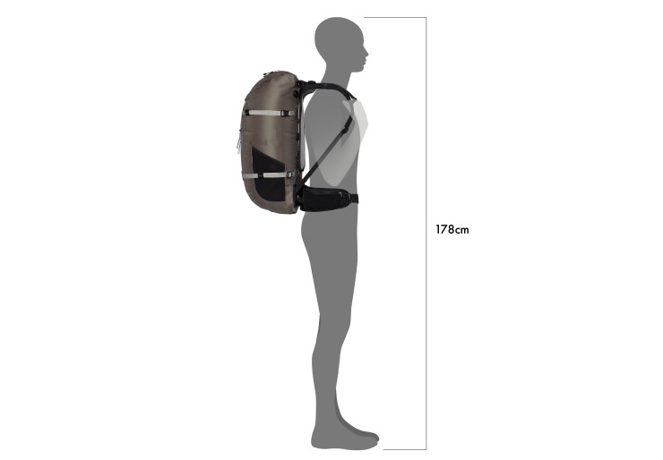 Sac à dos Ortlieb Atrack 35L Dark Sand