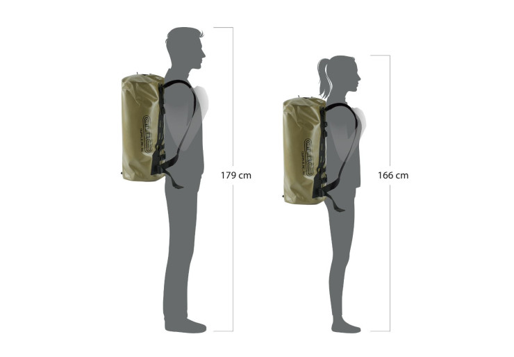 Sac de voyage Ortlieb Duffle RC 49L Noir