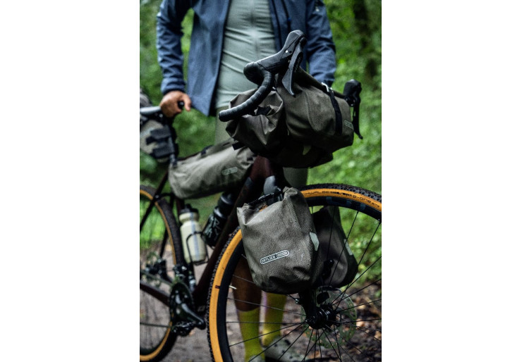 Sacoche de guidon Bikepacking Ortlieb Accessory-Pack 3.5L Dark Sand