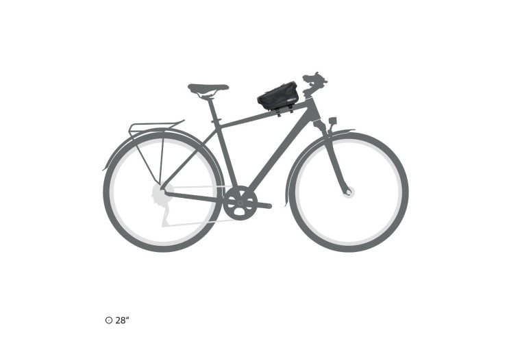 Sacoche de vélo Ortlieb Toptube-Bag Noir