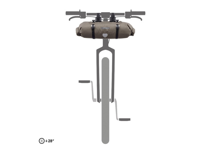 Sacoche de vélo Ortlieb Handlebar-Pack 9L Dark Sand