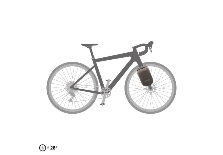 Sacoche de vélo Ortlieb Gravel-Pack 25L Dark Sand
