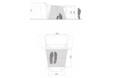 Chambre intérieur tente Vaude Drive Pavillon