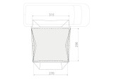 Tapis de protection tente Vaude Drive Pavillon Bark
