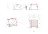 Auvent Vaude Drive Pavillon Sand