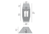 Tente de randonnée MSR Tindheim 2