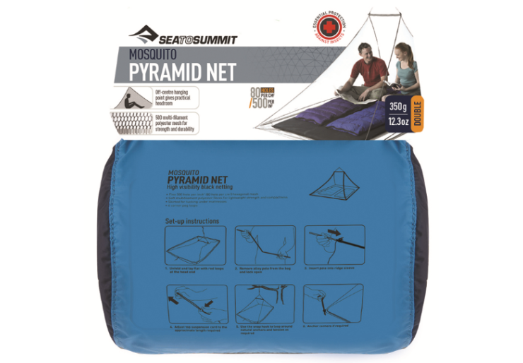 Moustiquaire Sea To Summit Double Mosquito Pyramid Net Shelter