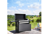 Chariot Forge Adour Premium Acier Noir / Gris fermé 75