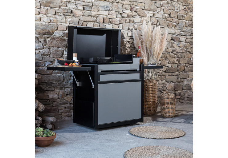 Chariot Forge Adour Premium Acier Noir /Gris fermé 60