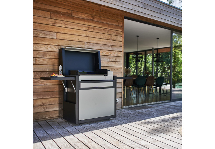 Chariot Forge Adour Premium Acier Noir /Gris fermé 60