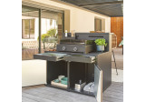 Support cuisine Forge Adour acier avec comptoir bar
