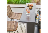Support cuisine Forge Adour acier avec comptoir bar