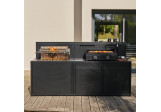 Support cuisine Forge Adour acier avec comptoir bar