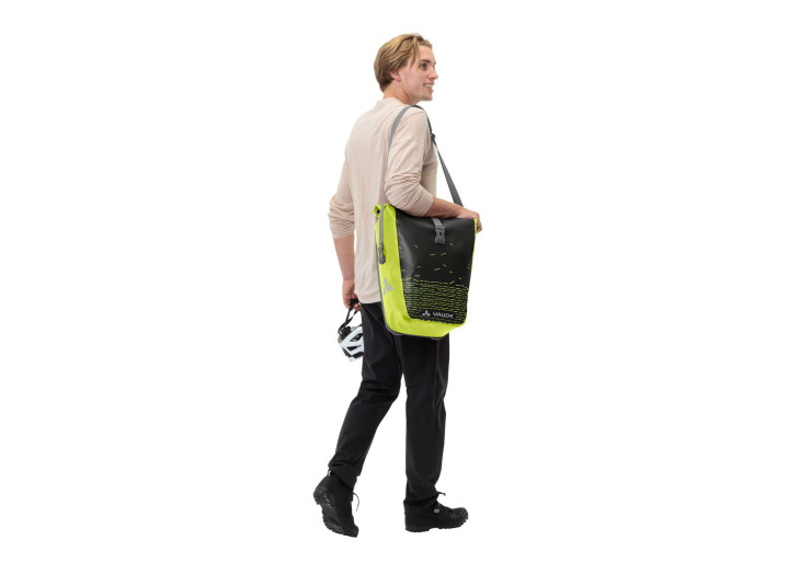 Sacoche de vélo Vaude Aqua Back Print Single Black & Bright Green