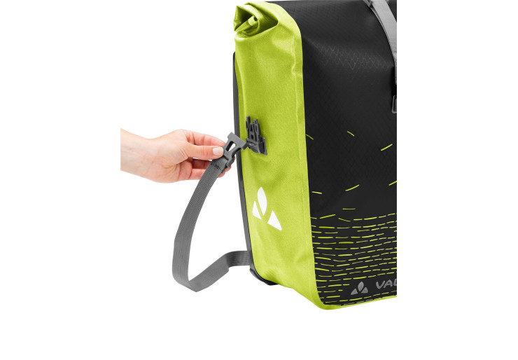 Sacoche de vélo Vaude Aqua Back Print Single Black & Bright Green