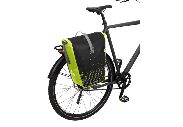 Sacoche de vélo Vaude Aqua Back Print Single Black & Bright Green