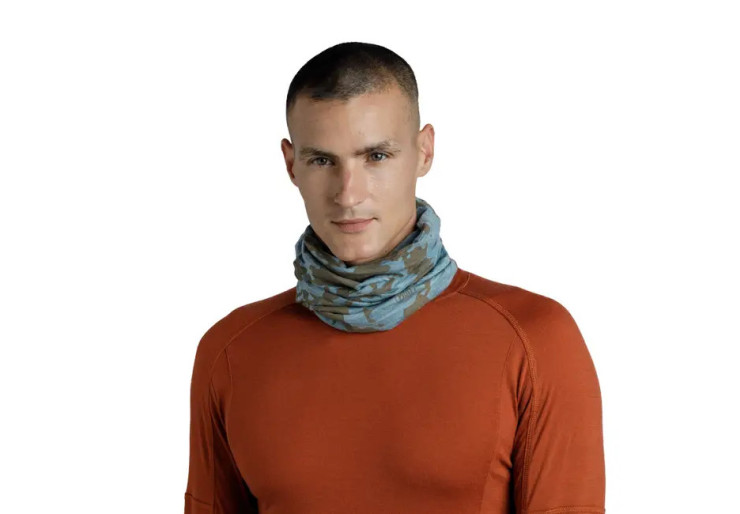 Tour de cou Buff Lightweight Merino Solid Light Grey