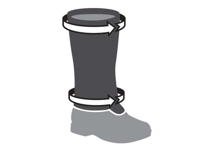 Guêtres TSL High Trek M Black