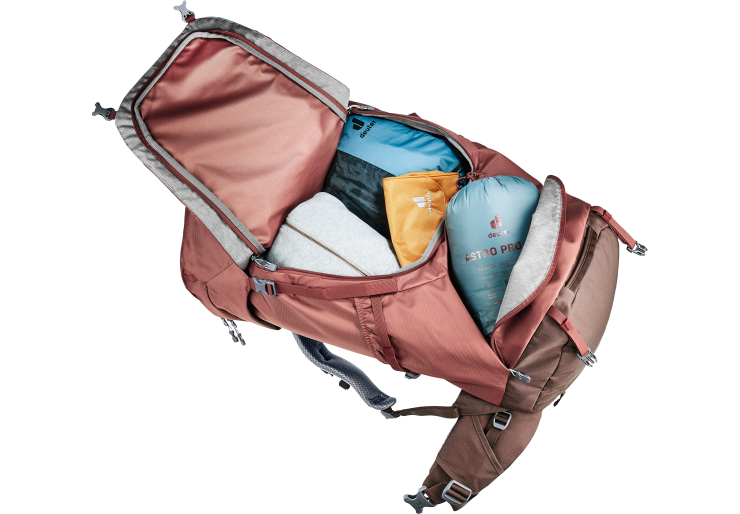 Sac à dos Deuter Voyager 60+10 SL Caspia-Raisin