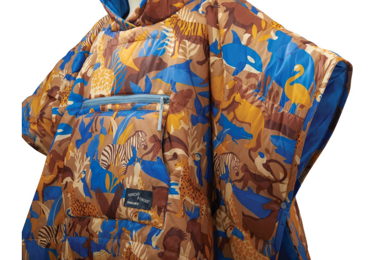 Couverture poncho Thermarest Honcho Poncho Down Burgandy