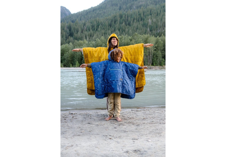 Couverture poncho Thermarest Honcho Poncho Down Burgandy