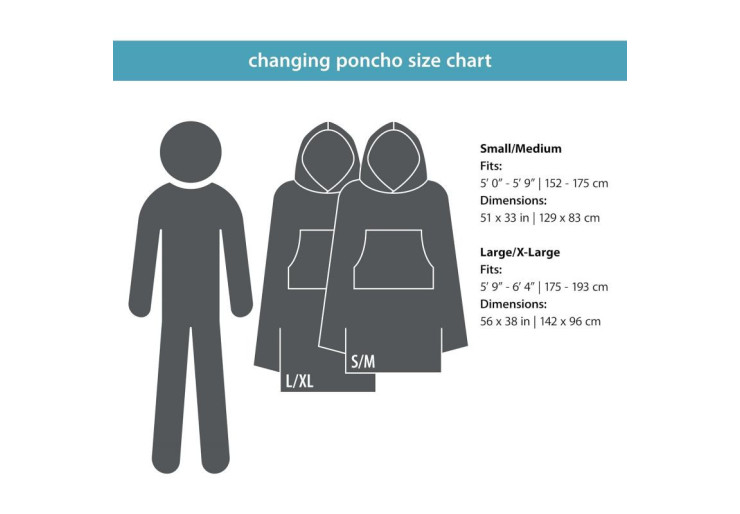 Poncho Retro Curve L/XL PackTowl