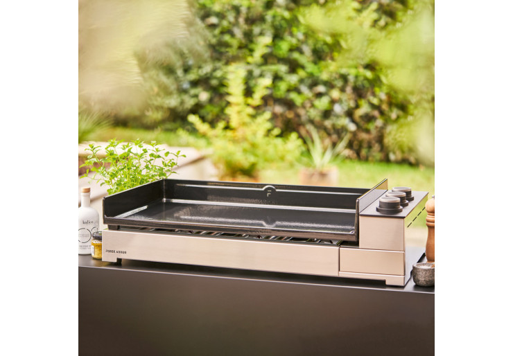 Plancha Gaz Inox Forge Adour Premium G75 - Cuisine Extérieure