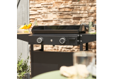 Plancha à gaz Origin 60 Acier Noir Forge Adour
