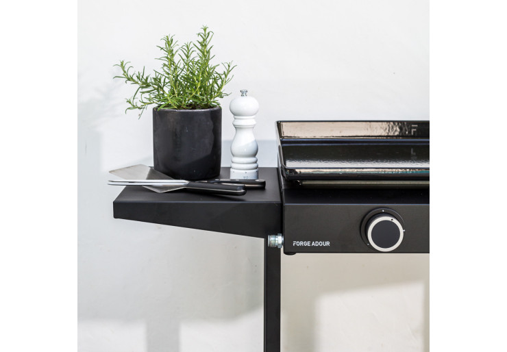 Plancha Base Gaz 60 Chassis Acier Forge Adour