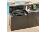 Plancha Base Gaz 60 Chassis Acier Forge Adour
