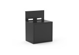 Support Plancha Acier fermé noir Forge Adour